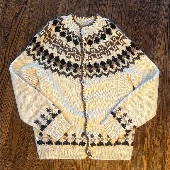 Vintage Hilda Ltd Icelandic Lopeyasa Wool Sweater Men’s XL - Picture 1 of 13